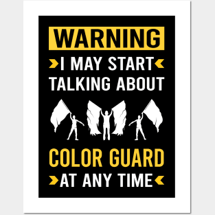 Warning Color Guard Colorguard Posters and Art